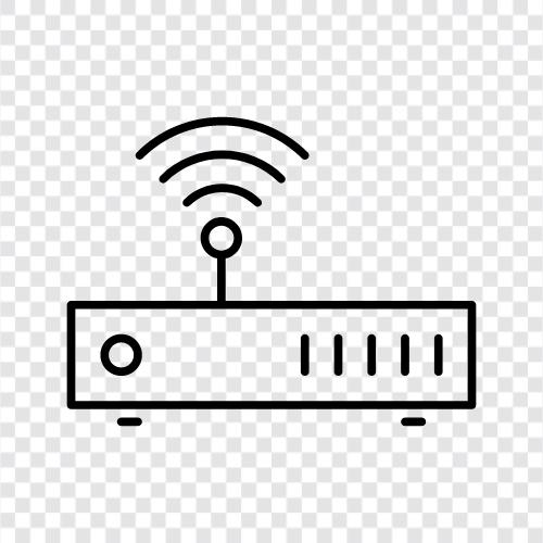 Home Router, Wireless Router, kabelgebundener Router, Sicherheit symbol