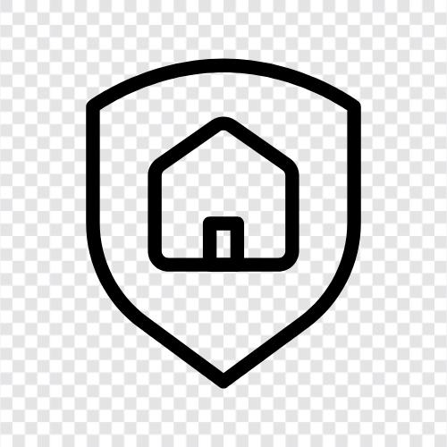 home security, security system, alarm system, home security company icon svg