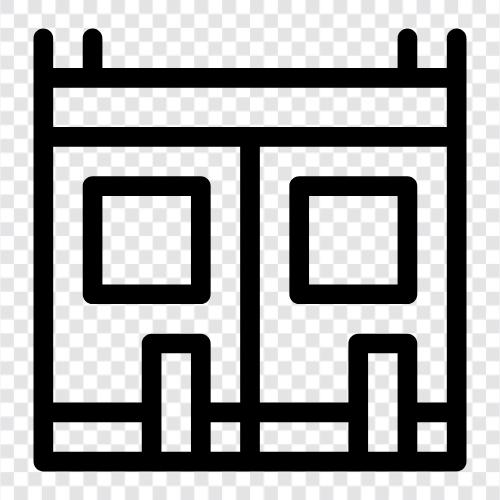 Haus, Wohnraum, Innenarchitektur, Dekoration symbol