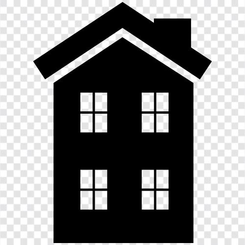 home, residency, property, real estate icon svg