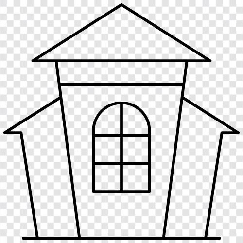 Horror House, Ghost House, Horror Movie, Horror Game icon svg