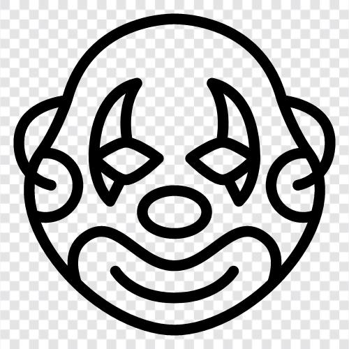 Horrormaske, Angstmaske, Geisterkostüm, Horrorkostüm symbol