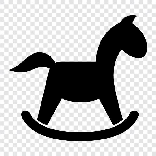 Pferde, Tier, Haustiere, Bauernhof symbol