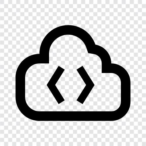 Hosting, Provider, Webhosting, Cloudbasiertes Hosting symbol