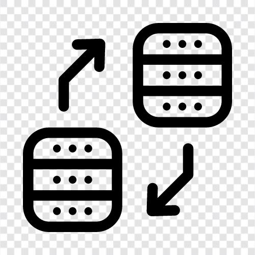 Hosting, Serverraum, Serverregal, Serverschrank symbol