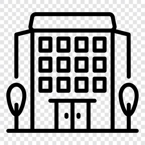hotel reservations, hotel deals, hotel reviews, hotel photos icon svg