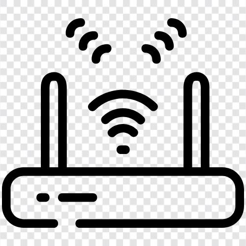 Hotspot, Verbindung, Router, Signal symbol