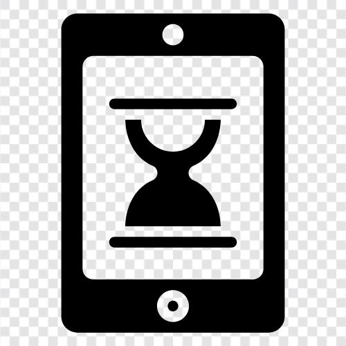 hourglass gadget, hourglass timer, timekeeping, timekeeping gadget icon svg