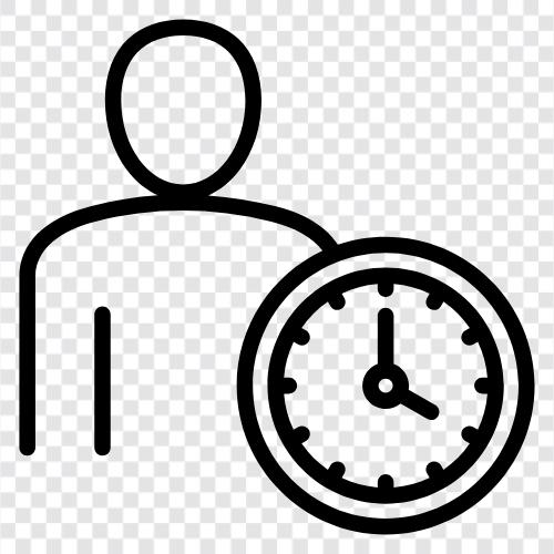Stunden, Zeit, Arbeit, Überstunden symbol
