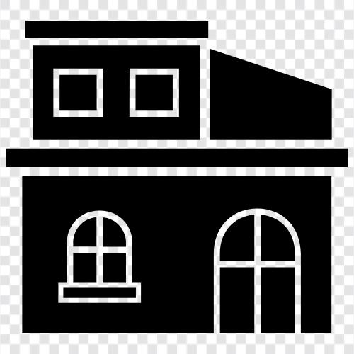 Haus, Immobilien, Immobilienverwaltung, Haussuche symbol