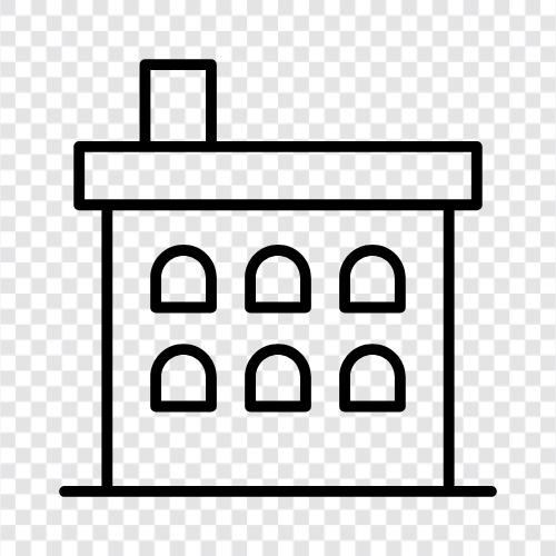 Haus, Bau, Renovierung, Wohnung symbol