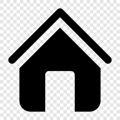 Haus, Immobilien, Miete, Kauf symbol