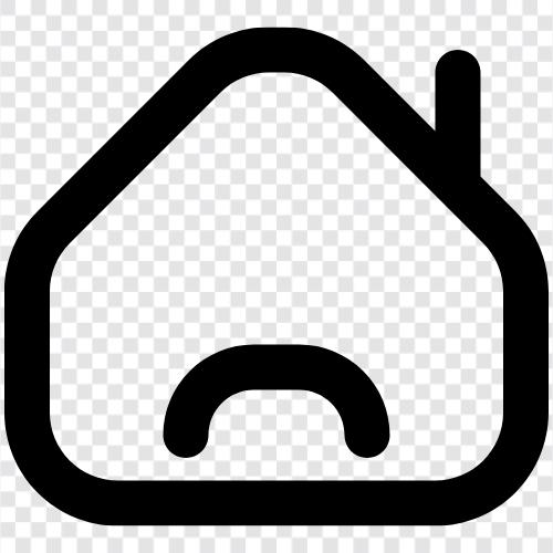 Haus, Immobilien, Möbel, Innenausstattung symbol