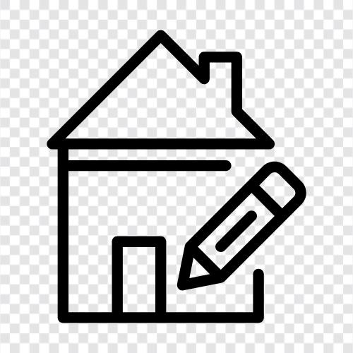 house design, house remodeling, home design, home remodeling icon svg