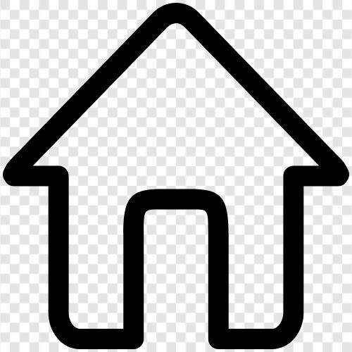 House, Property, Place, Dwelling icon svg