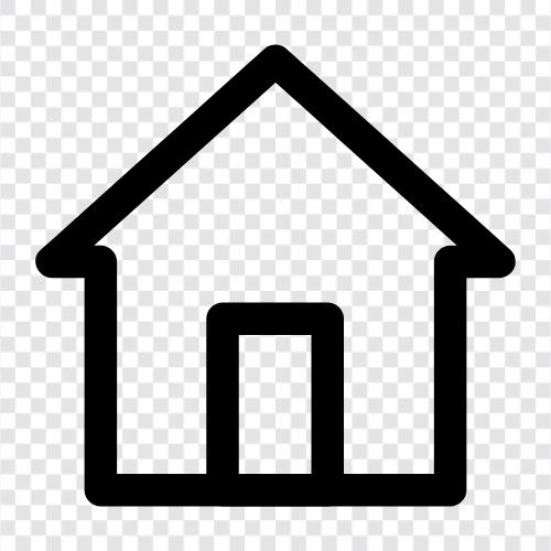 Дом, имущество, внутренние дела, проектирование Значок svg