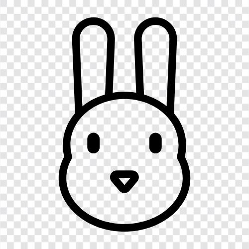 House Rabbit, House Pet, Pet Rabbit, Rabbit Food icon svg