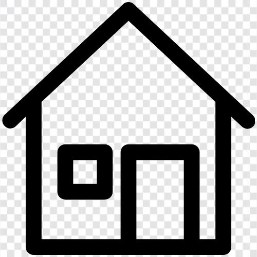 Haus, Immobilien, Wohnung symbol