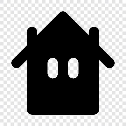 house, apartments, rooms, furnishings icon svg