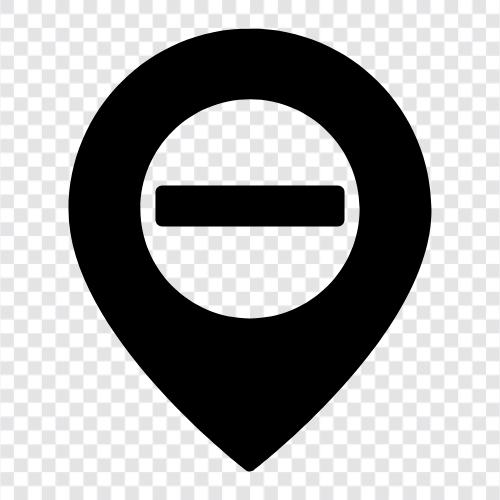 delete map pin icon svg