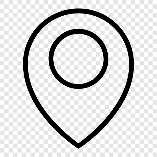 Pin location icon svg