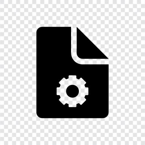 How to Set File, How to Set, Setting File icon svg