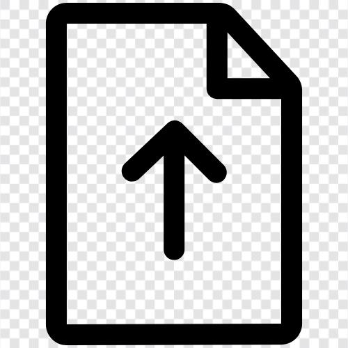 wie man ein Dokument hochlädt, wie man eine Datei hochlädt, wie man es hochlädt symbol