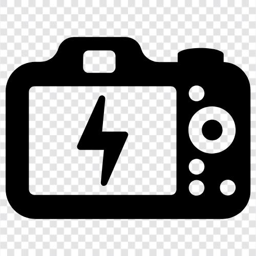 kamera flaşı, kamera flaşları, fotoğraf flaşı, nasıl kullanılır ikon svg
