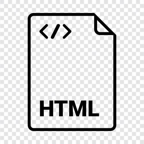 HTML document, web page, online document, online presentation icon svg