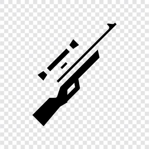 hunting rifles, long gun, sporting rifle, deer hunting rifle icon svg