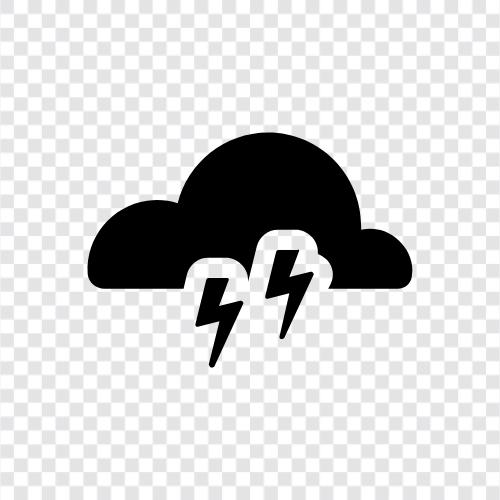 Hurrikan, Tornado, Unwetter, Gewitter symbol