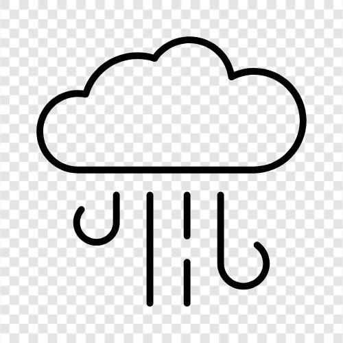 Hurrikan, Wetter, Tornado, Thunderstorm symbol