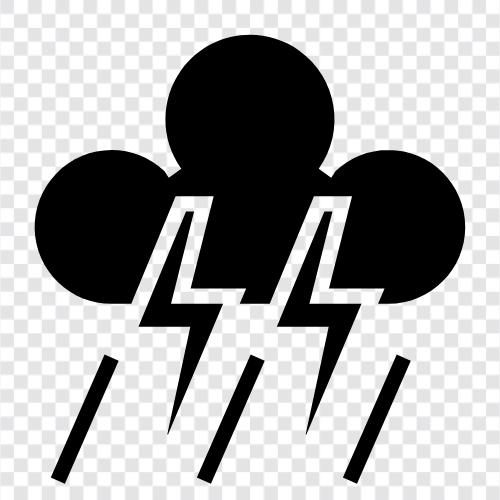 Wirbelstürme, Taifune, Tornado, Gewitter symbol
