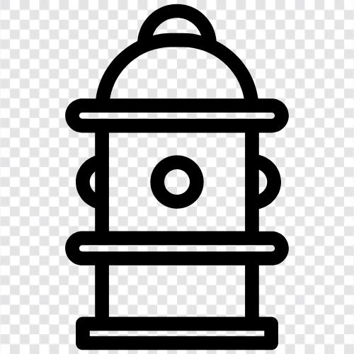 Hydranten, Feuerwehr, FeuerhydrantInspektion, Feuerhydrant symbol