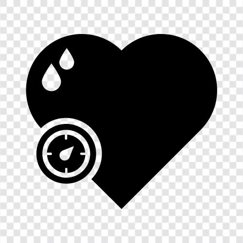 Hypertension, High Blood Pressure, Low Blood Pressure, Heart Disease icon svg