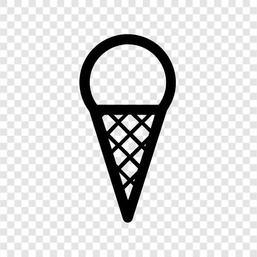 ice cream cone, cone, cone making, cone sugar icon svg