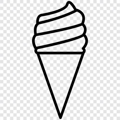 Ice Cream Cone Maker, Ice Cream Cone Shop, Ice Cream C, Ice Cream Cone symbol