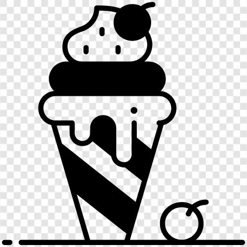 Dondurma Koni Maker, Buz, Buz Krem Koni ikon svg