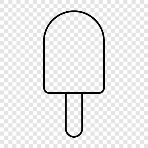 ice pops, frozen treats, popsicles, summer treats icon svg