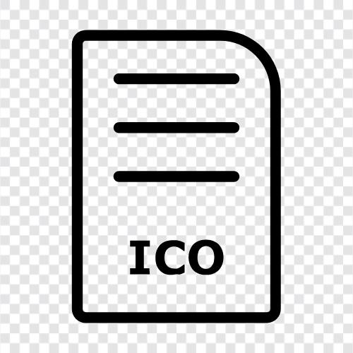 icos, Kryptowährung, Blockchain, ICO symbol