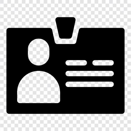 id, card, passport, driver s license icon svg