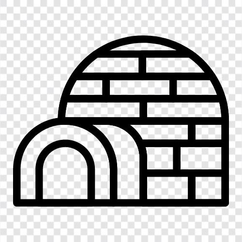 igloo, igloo binası, igloo tasarımı, igloo yalıtımı ikon svg