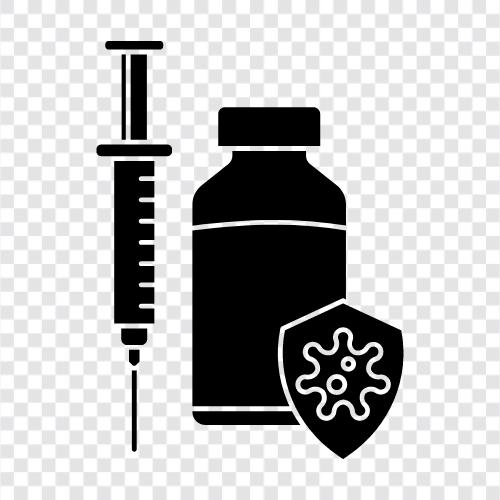 Immunität, Prävention, Krankheit, vermeidbar symbol