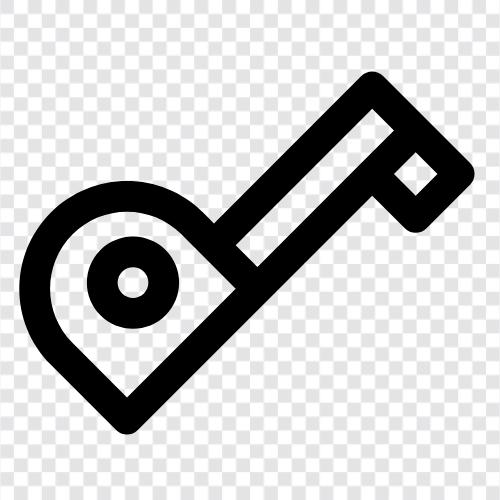 inches, foot, yard, measuring tape icon svg