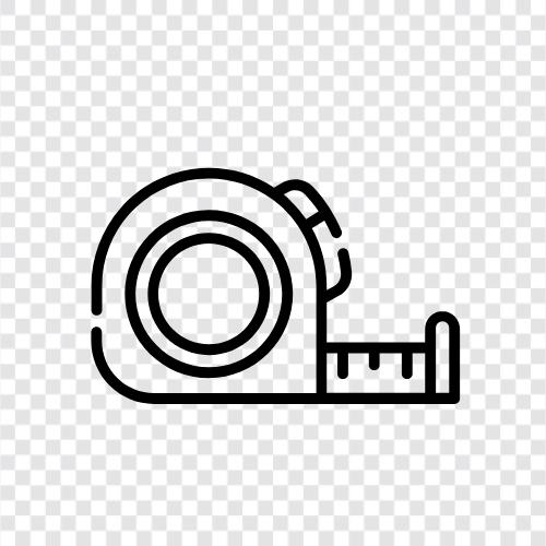 inches, yards, meters, centimeters icon svg