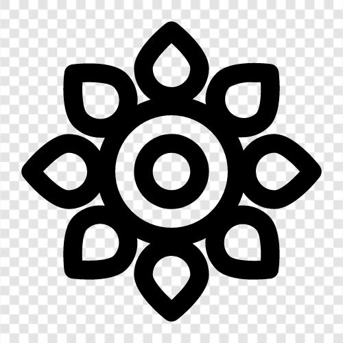 indisch, hochzeit, dekor, blume symbol