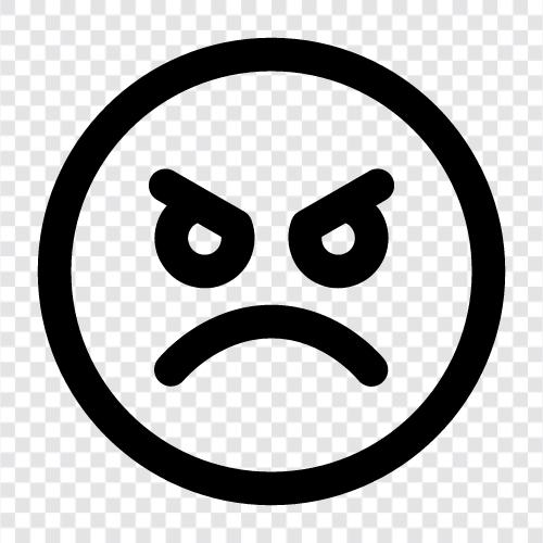 infuriated, angered, outraged, livid icon svg