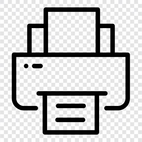 Tintenpatronen, Druckertinte, Druckerteile, Tintenstrahldrucker symbol