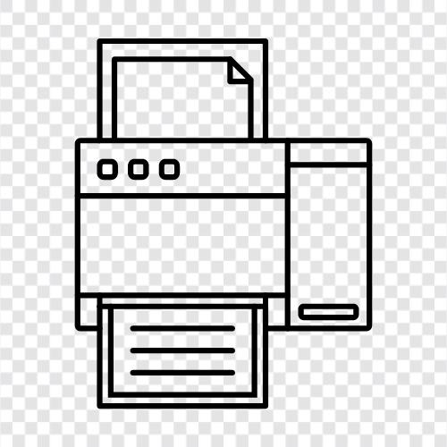 inkjet, laser, toner, printer cartridge icon svg