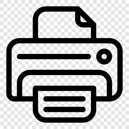 inkjet, laser, color, monochrome icon svg